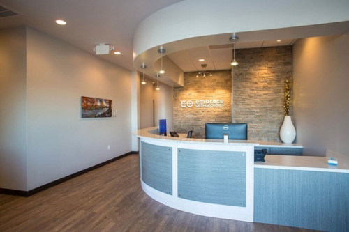 Homepage-Office-3 Front desk Embrace Orthodontics Cibolo, TX