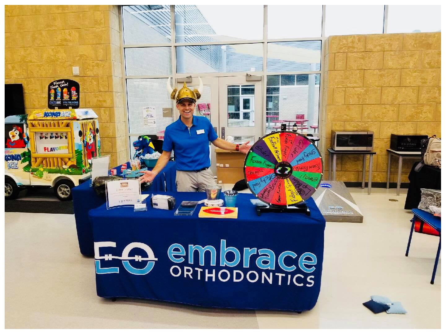 Embrace Orthodontics in the community Chuck booth