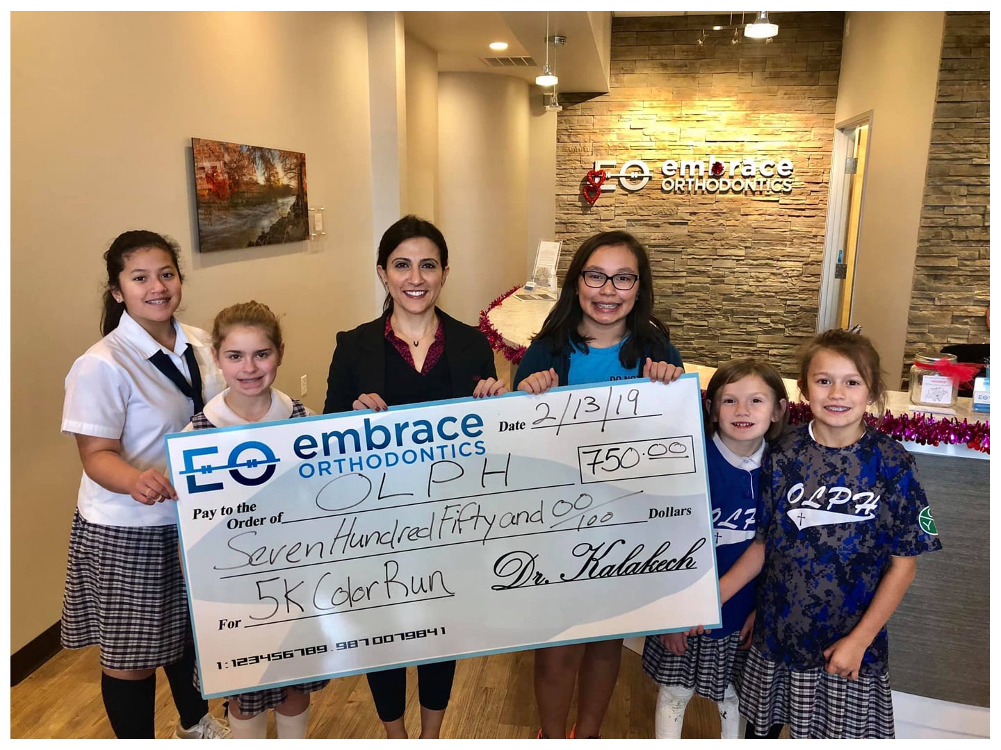 Embrace Orthodontics in the community Color Run