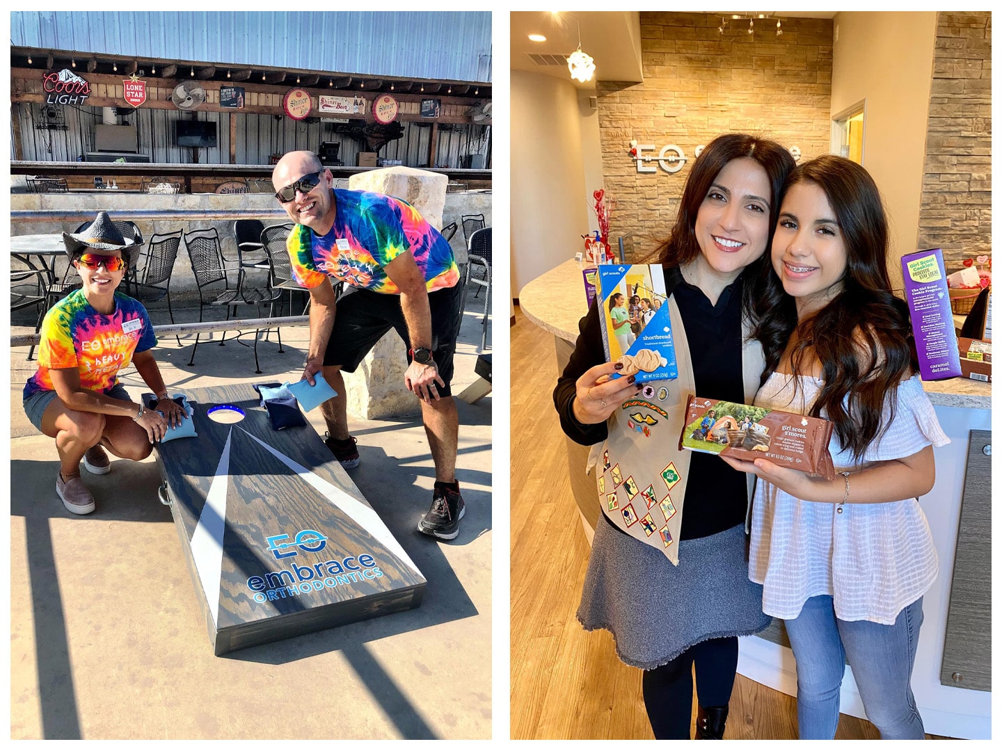 Embrace Orthodontics in the community Corn Hole Tourny