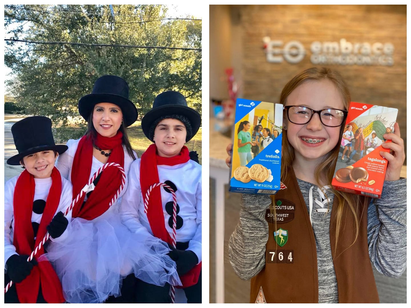 Embrace Orthodontics in the community Parade Harper Girl Scout