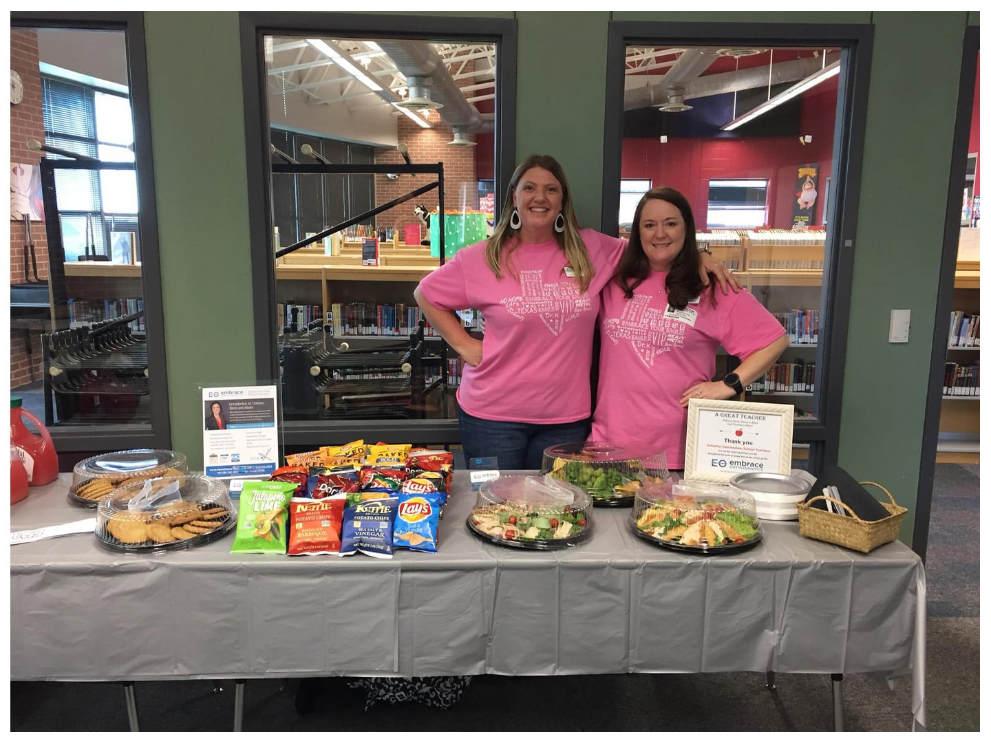 Embrace Orthodontics Teacher Appreciation Lunch
