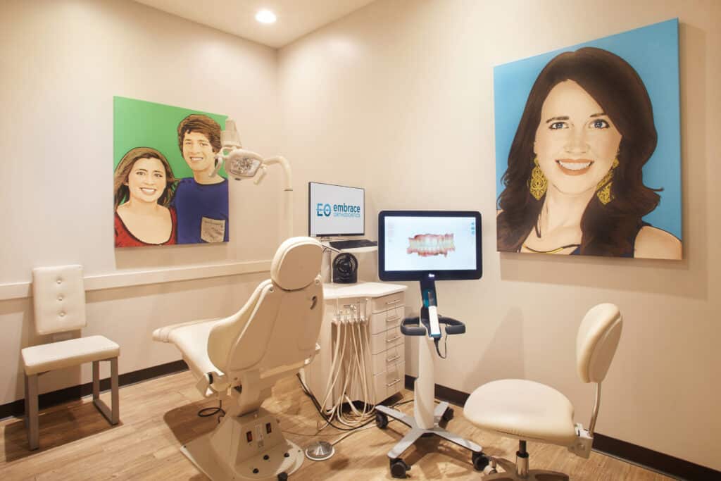 Embrace Orthodontics office tour treatment area