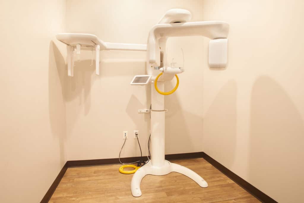 Embrace Orthodontics office tour X-Ray area